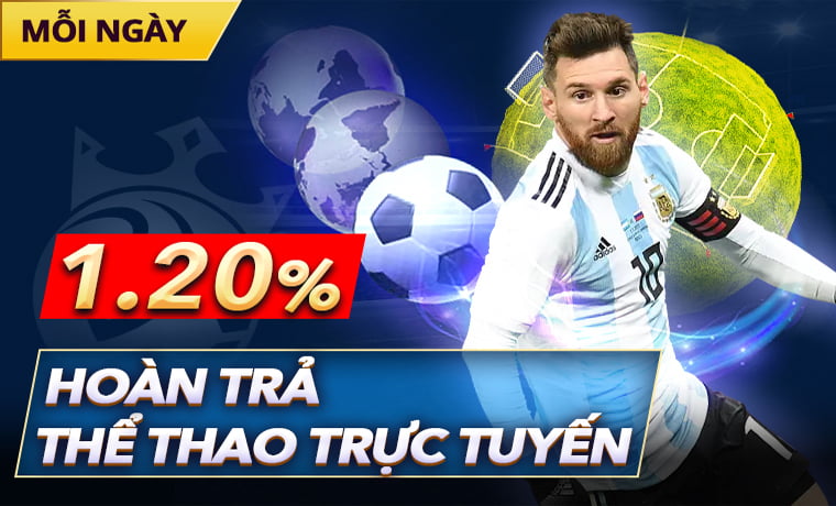 Chương trình khuyến mãi BongVIP mới Update 1 Hoàn trả thể thao 1.2%