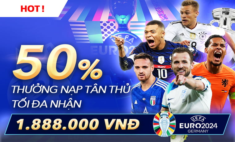 Chương trình khuyến mãi BongVIP mới Update 13 Hoà mình vào Euro