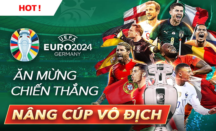 Chương trình khuyến mãi BongVIP mới Update 16 Hoà mình vào Euro